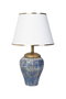 Opviq YL203 Lámpara de Mesa Azul y Blanco